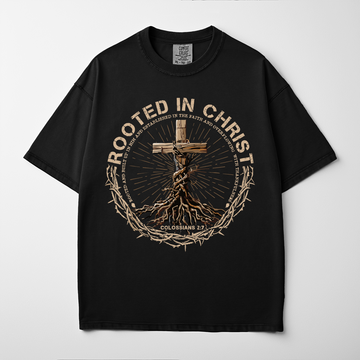 “ROOTED IN CHRIST” Premium Comfort Colors Tee