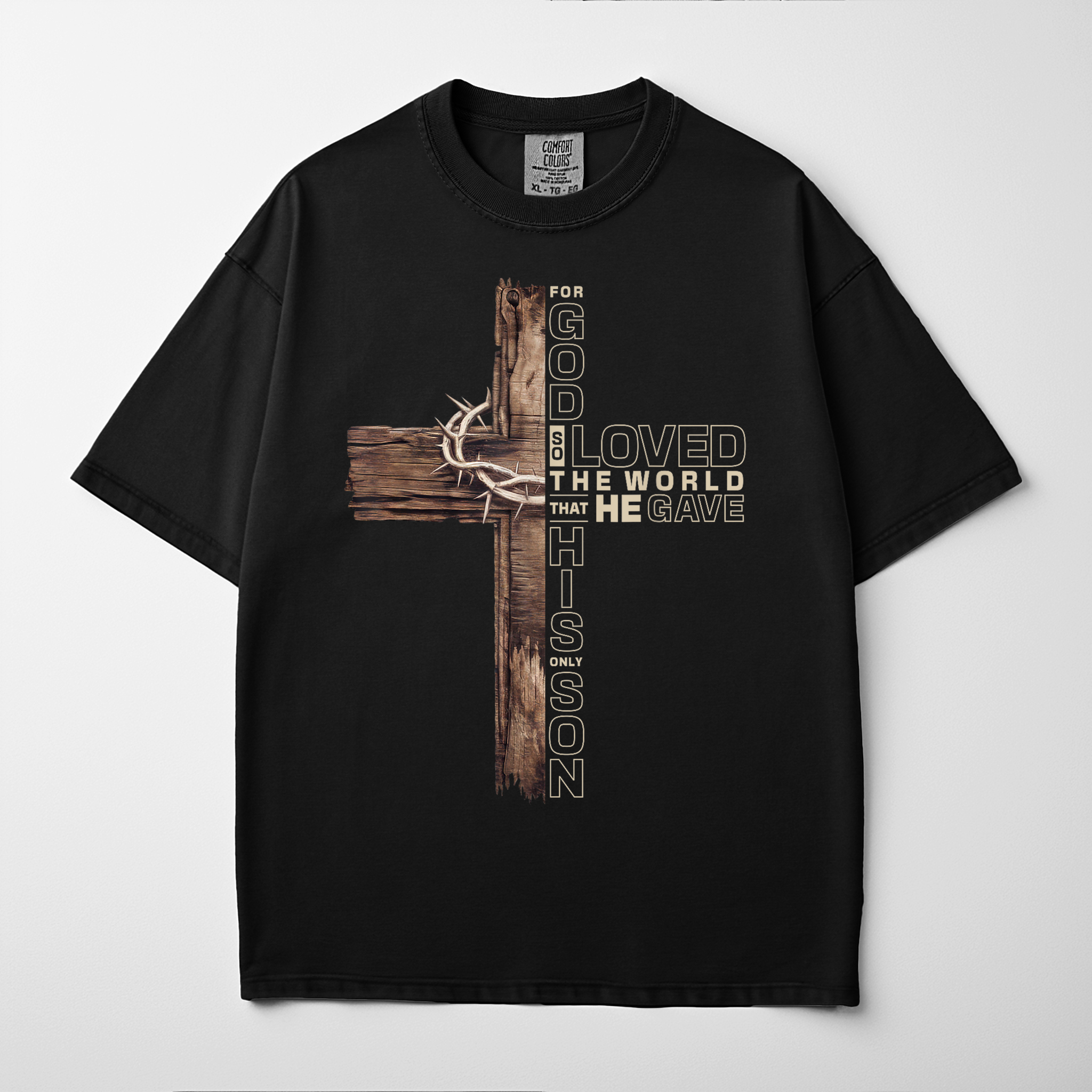 “JOHN 3:16” Premium Comfort Colors Tee