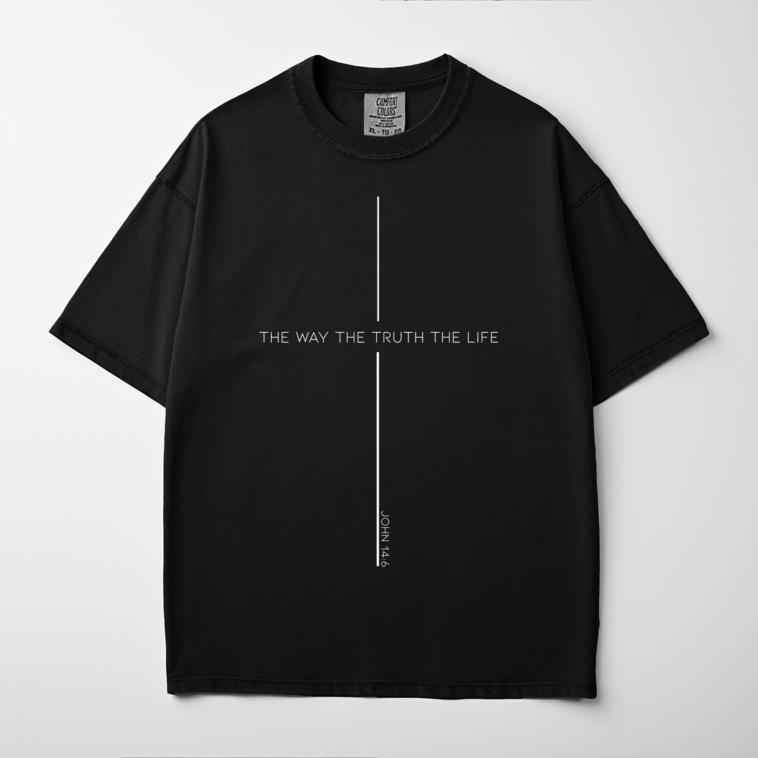 “THE WAY THE TRUTH THE LIFE” Premium Comfort Colors Tee