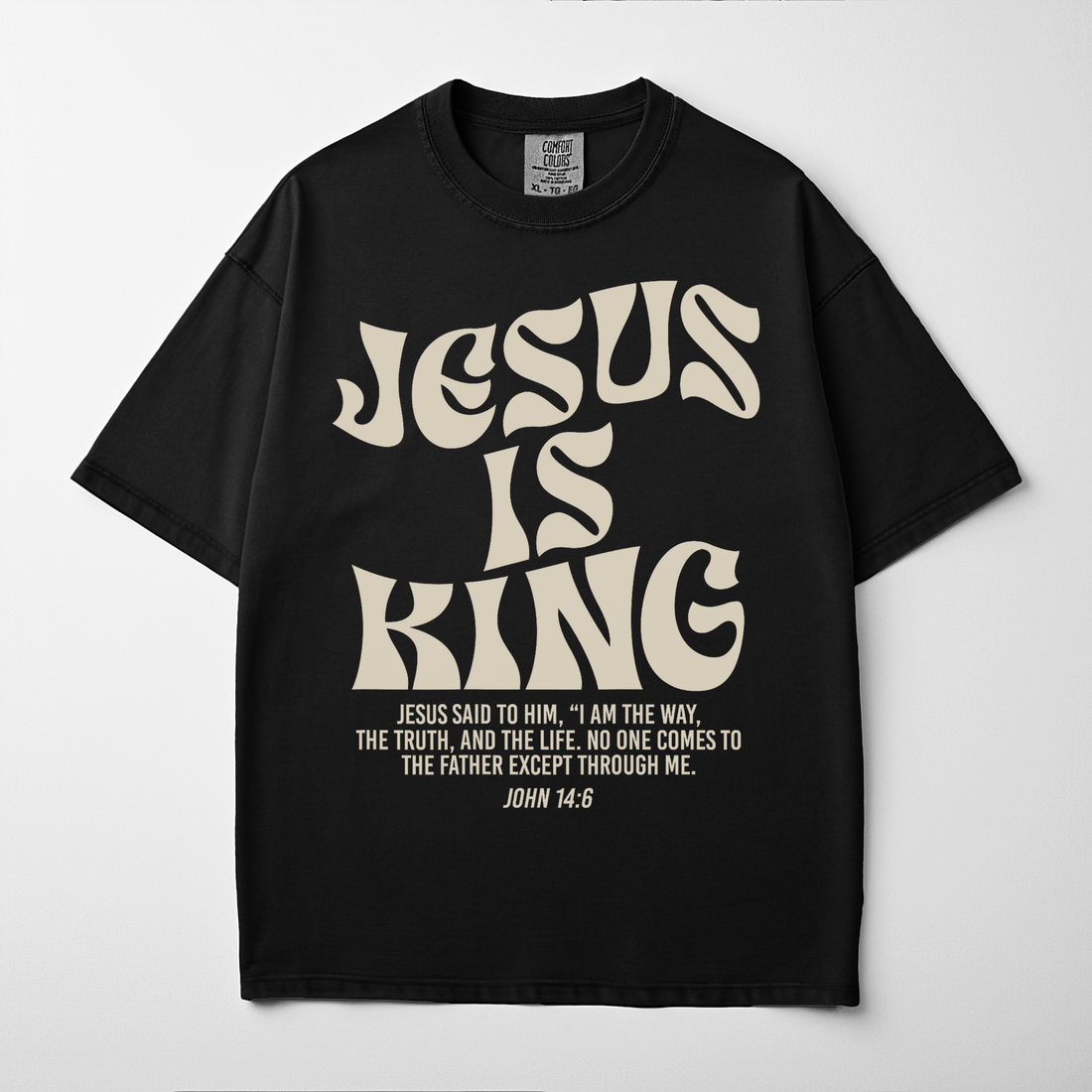 “JESUS IS KING” Premium Comfort Colors Tee
