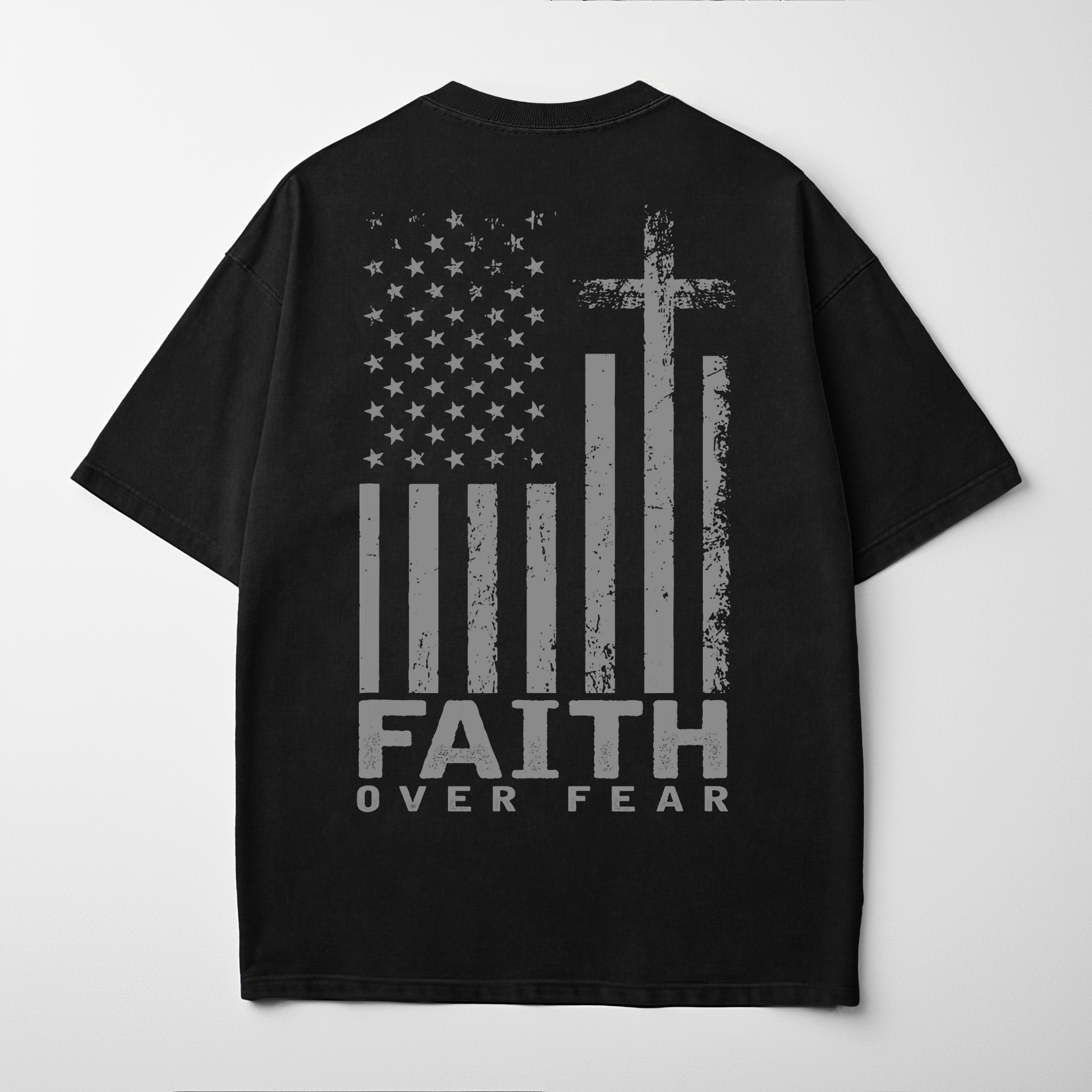 “FAITH OVER FEAR” Premium Comfort Colors Tee
