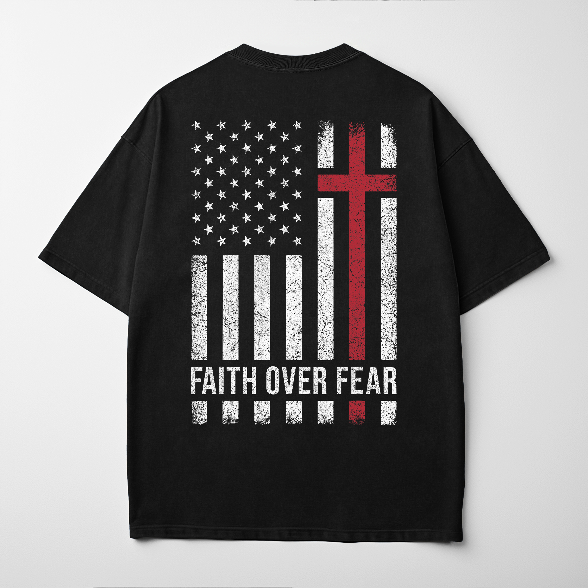 “FAITH OVER FEAR” Premium Comfort Colors Tee