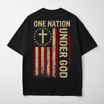 “ONE NATION UNDER GOD” Premium Comfort Colors Tee