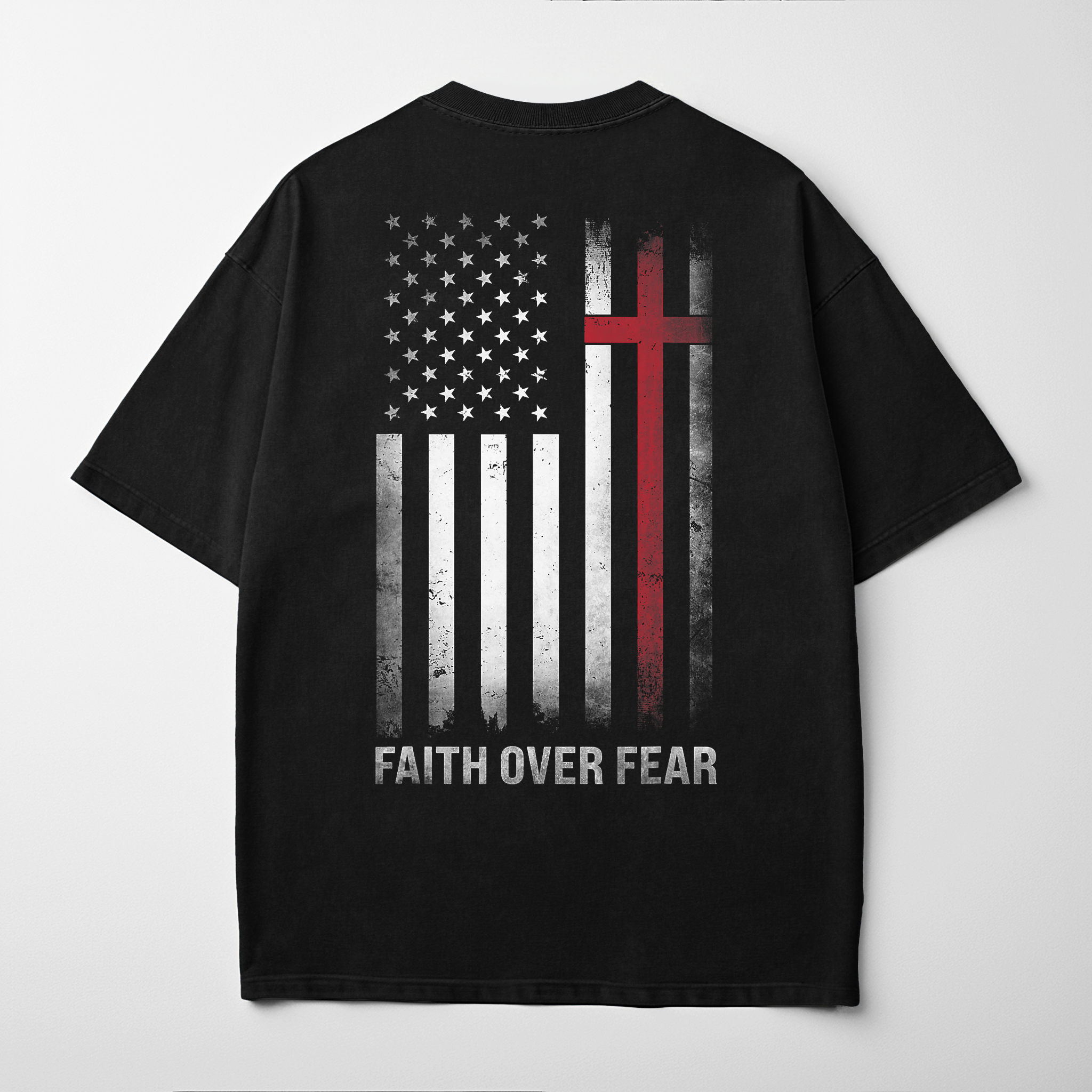 “FAITH OVER FEAR” Premium Comfort Colors Tee