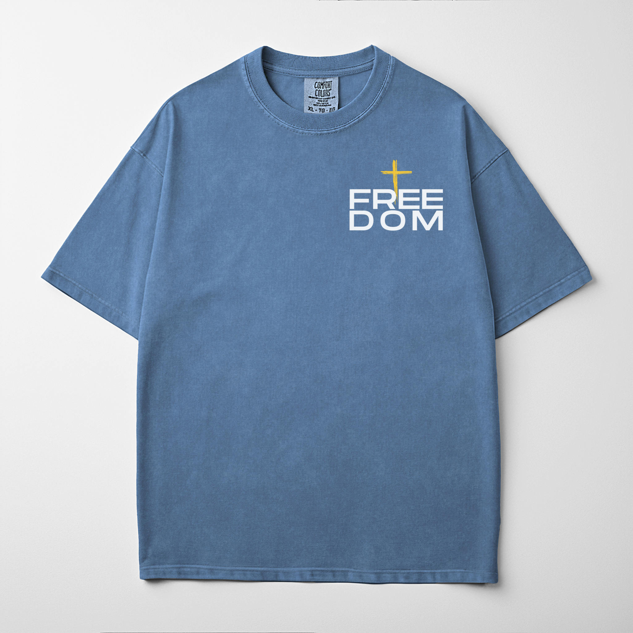 “FREEDOM IN CHRIST” Premium Comfort Colors Tee