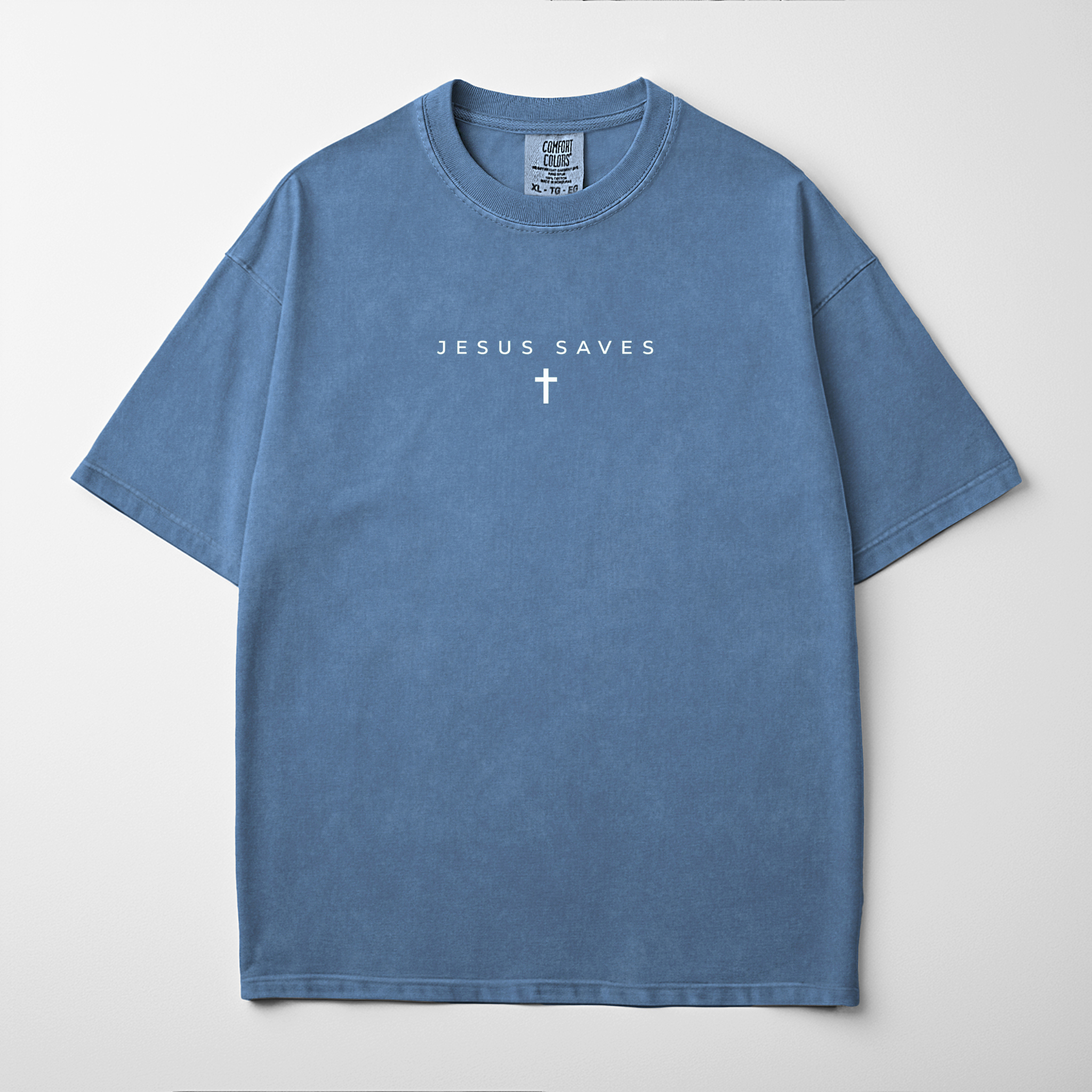 “JESUS SAVES” Premium Comfort Colors Tee