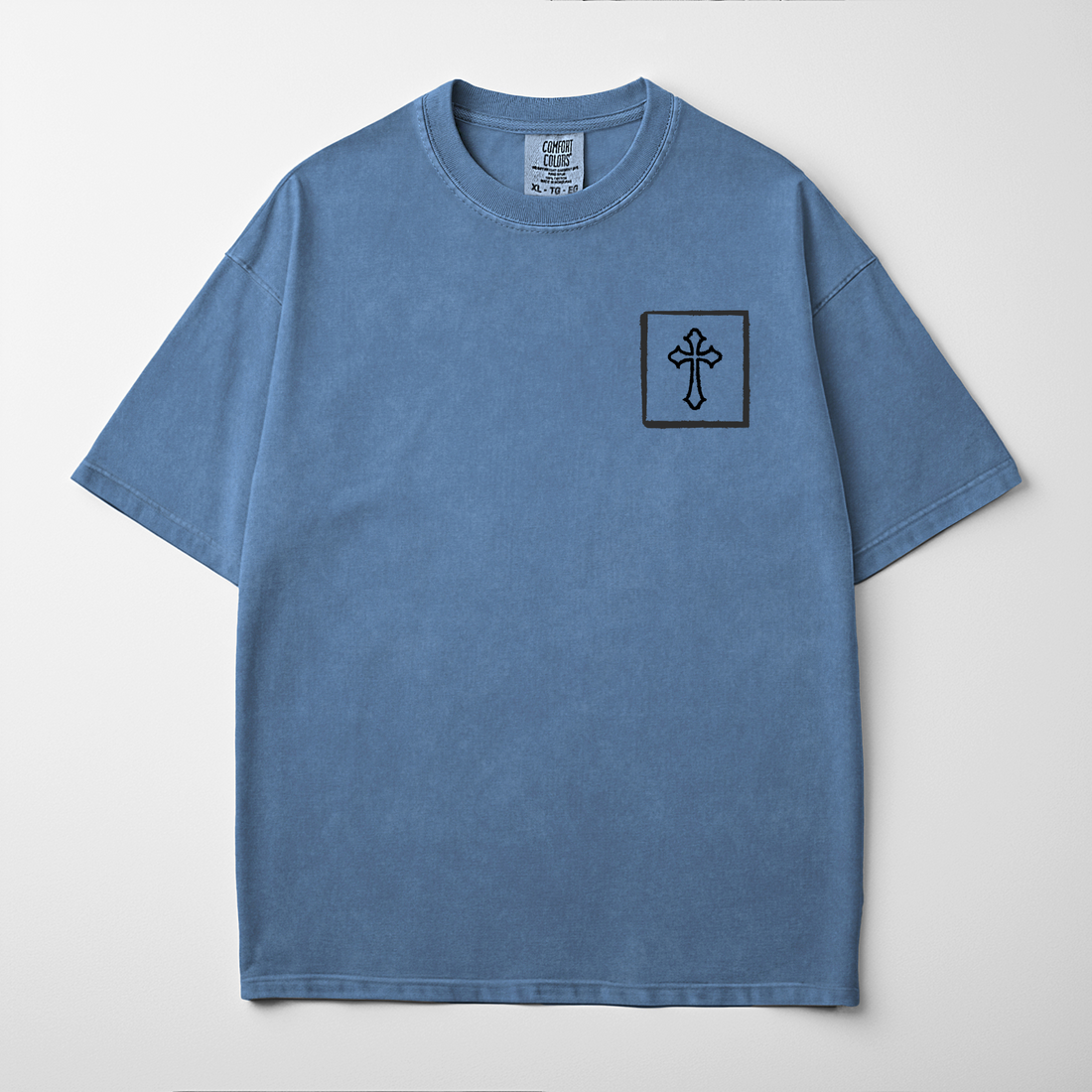 “TAKE UP YOUR CROSS” Premium Comfort Colors Tee | Black