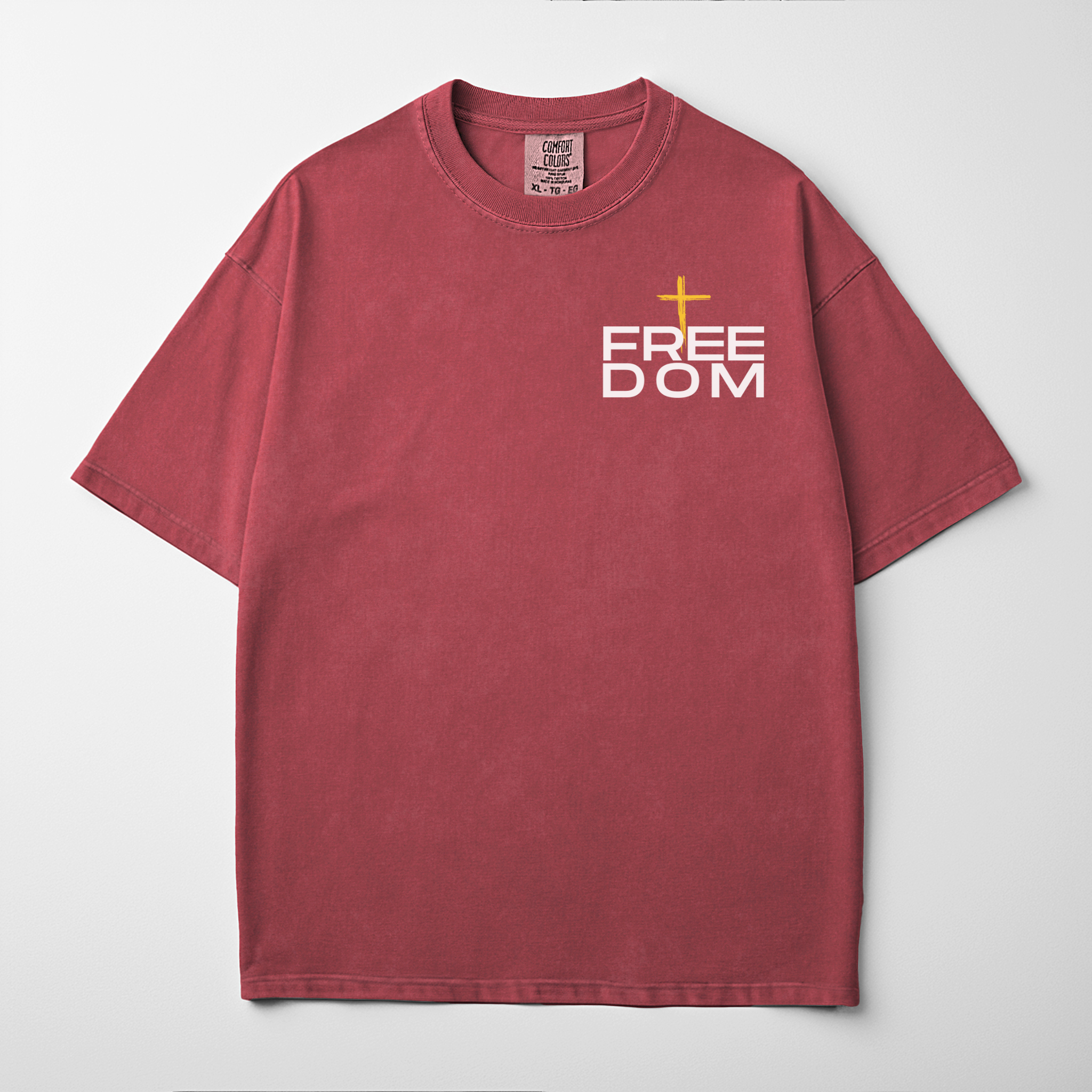 “FREEDOM IN CHRIST” Premium Comfort Colors Tee