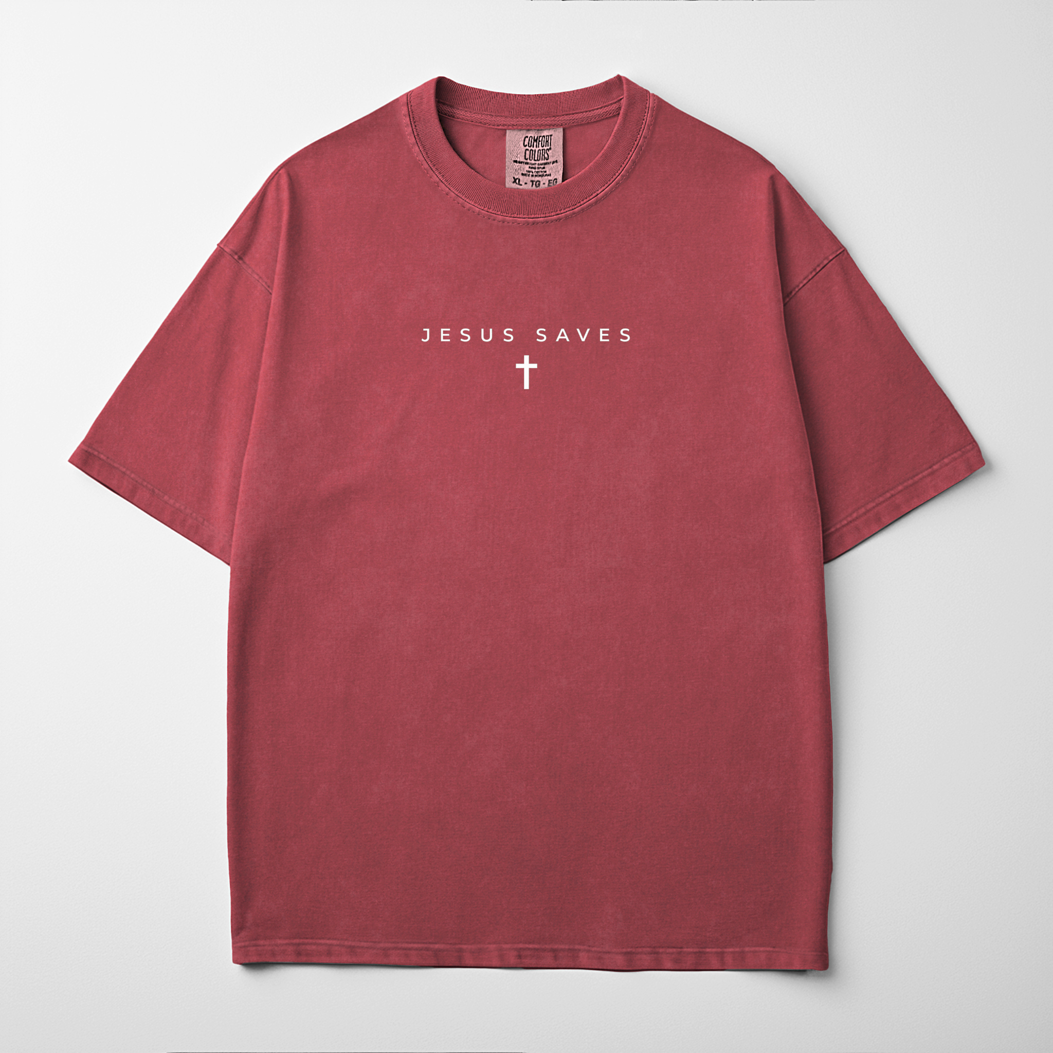 “JESUS SAVES” Premium Comfort Colors Tee