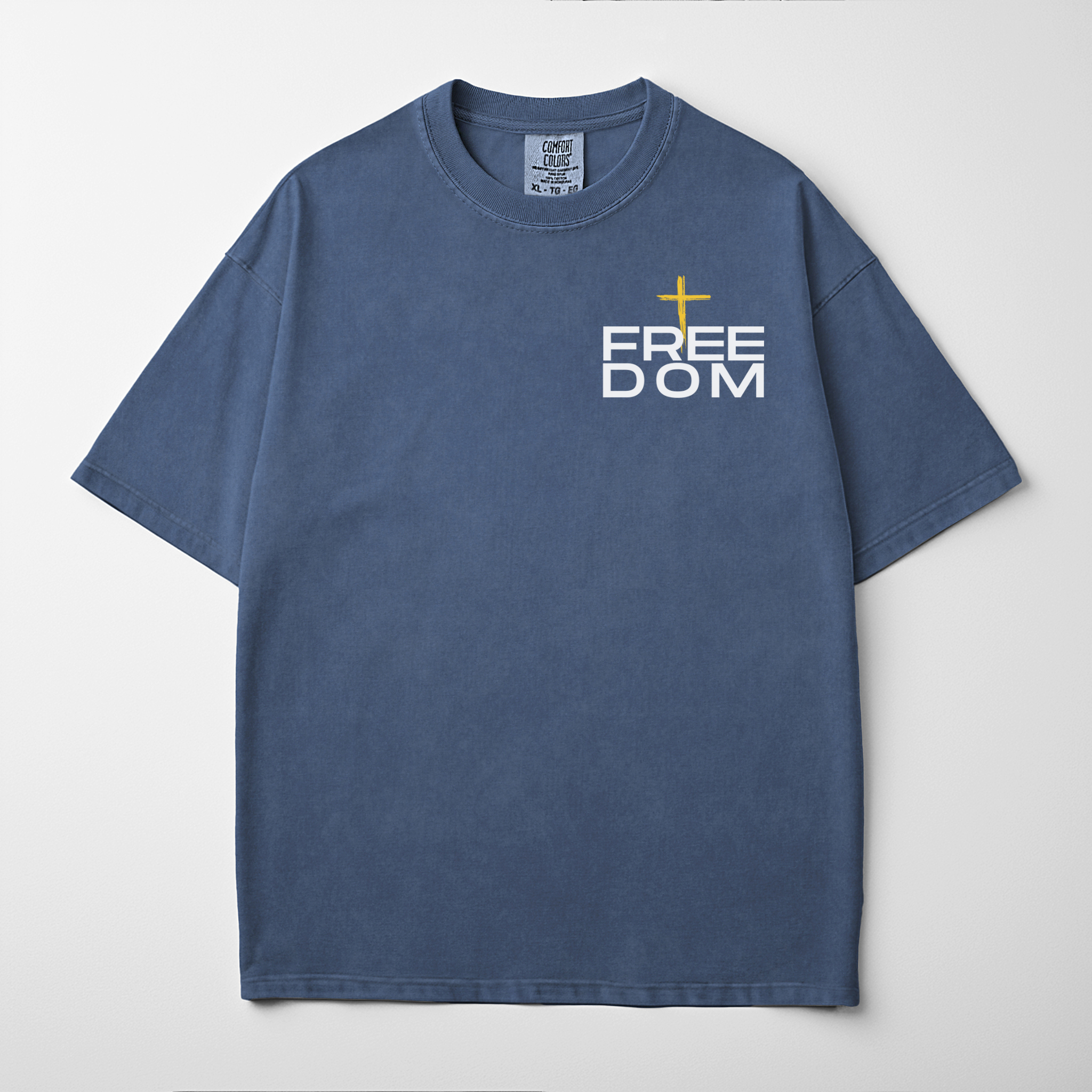 “FREEDOM IN CHRIST” Premium Comfort Colors Tee