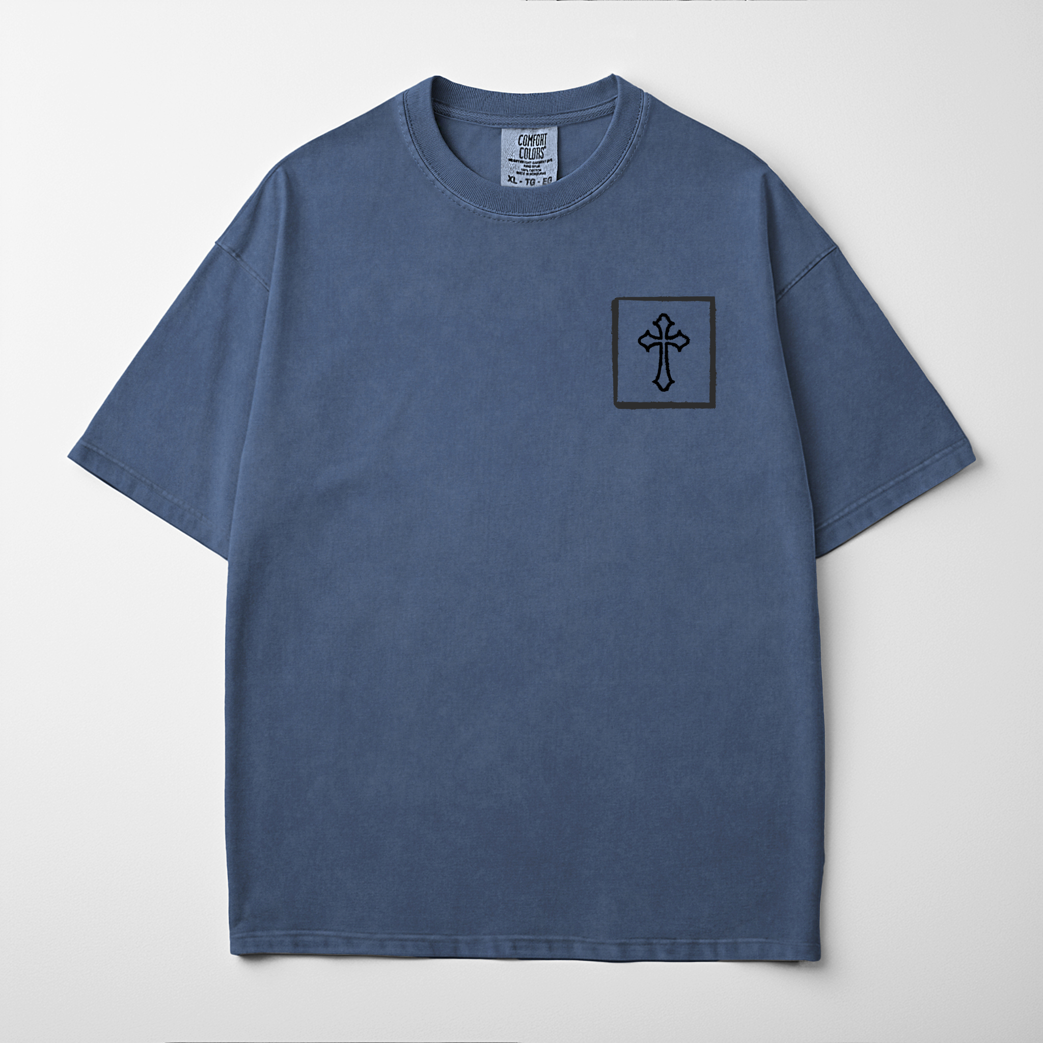 “TAKE UP YOUR CROSS” Premium Comfort Colors Tee | Black