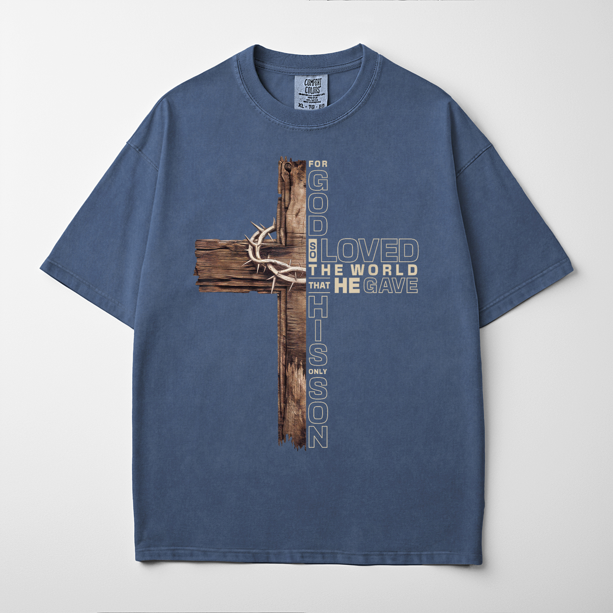 “JOHN 3:16” Premium Comfort Colors Tee