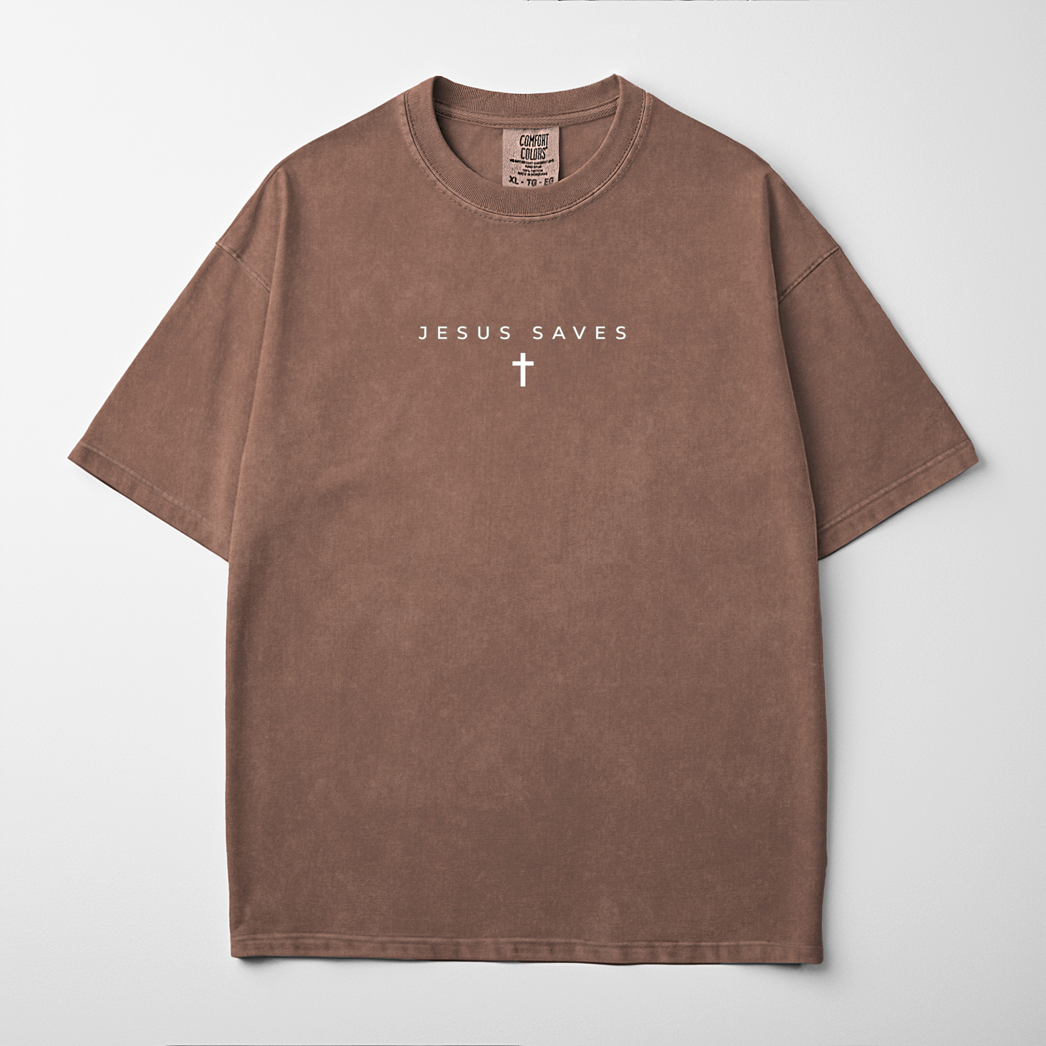 “JESUS SAVES” Premium Comfort Colors Tee