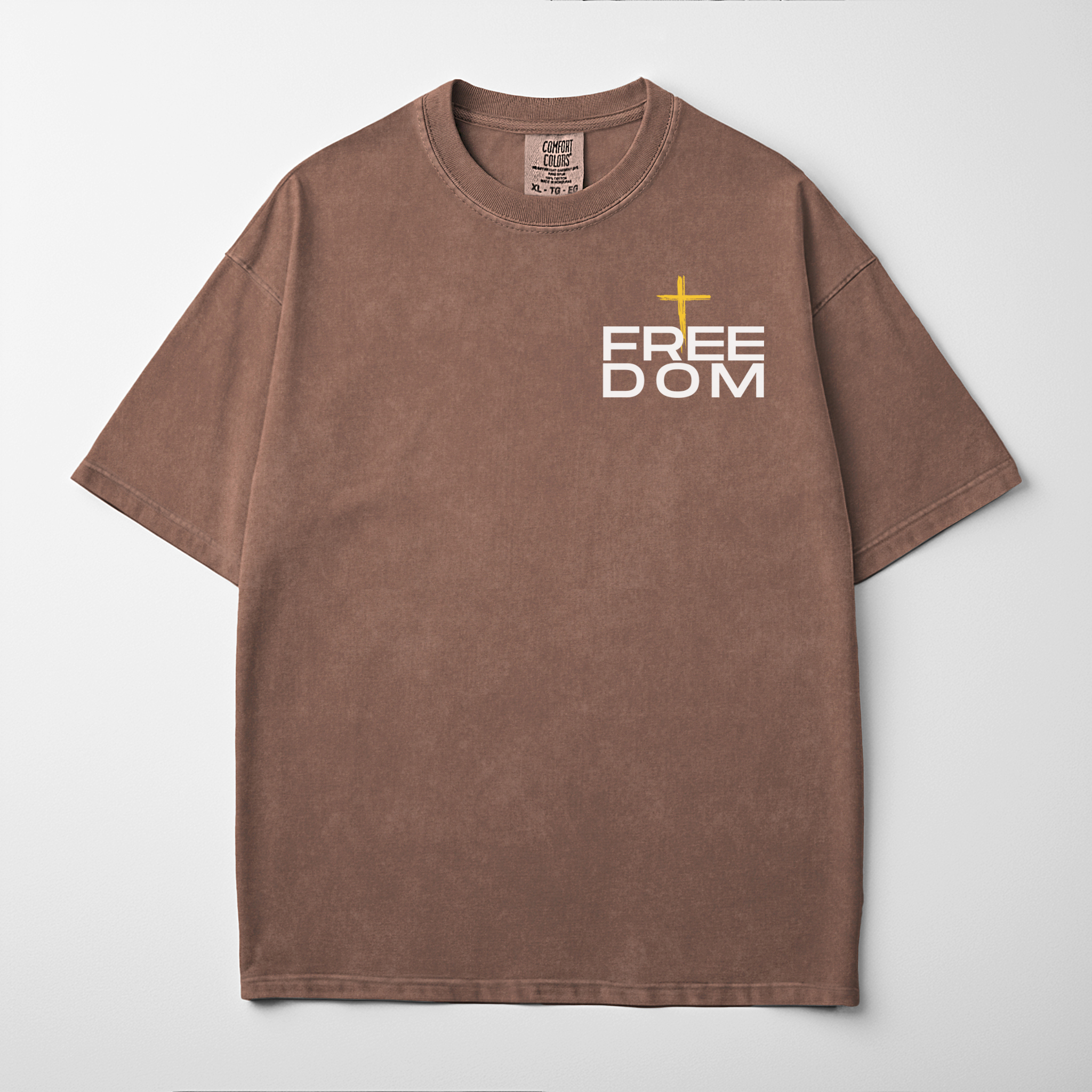 “FREEDOM IN CHRIST” Premium Comfort Colors Tee