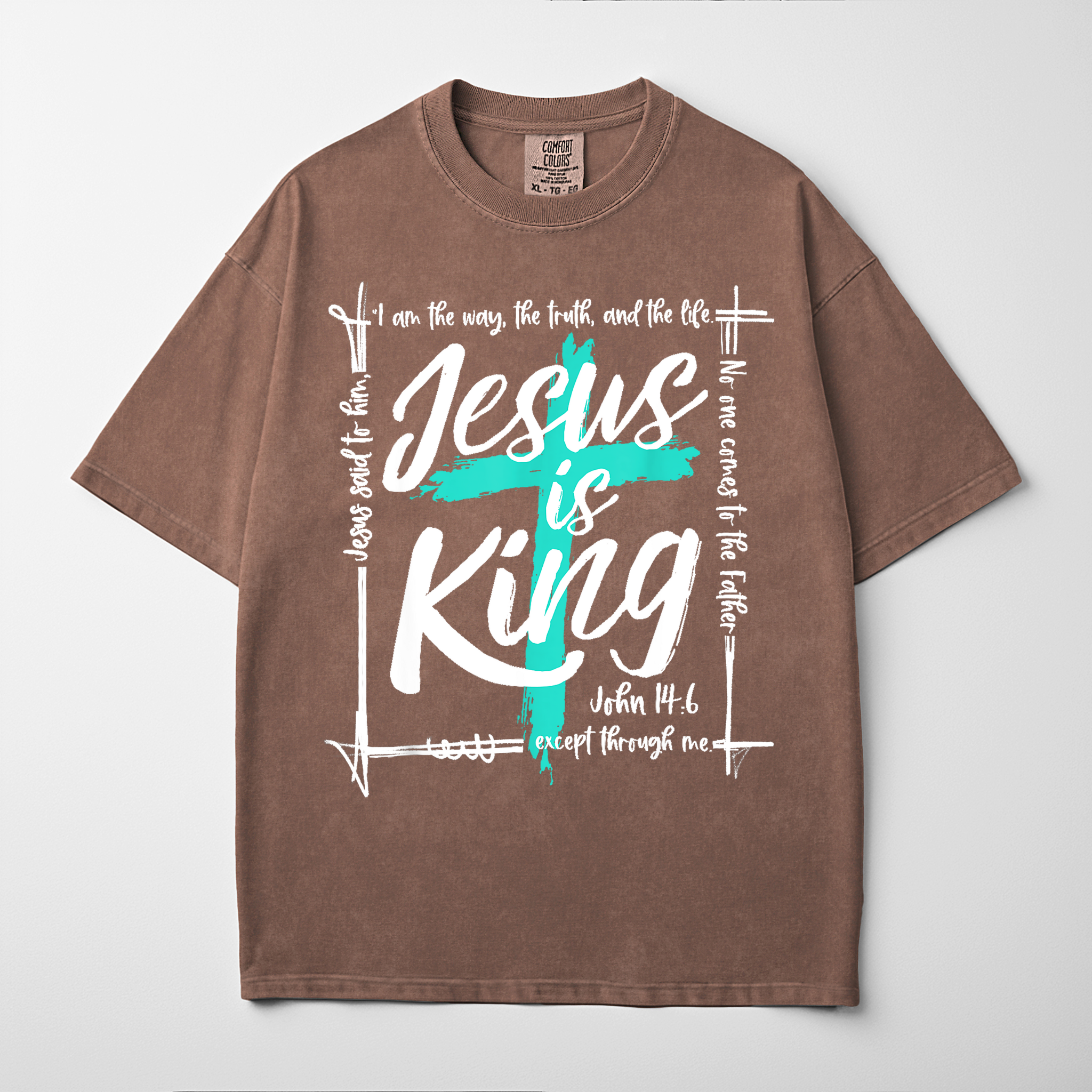 “JESUS IS KING” Premium Comfort Colors Tee