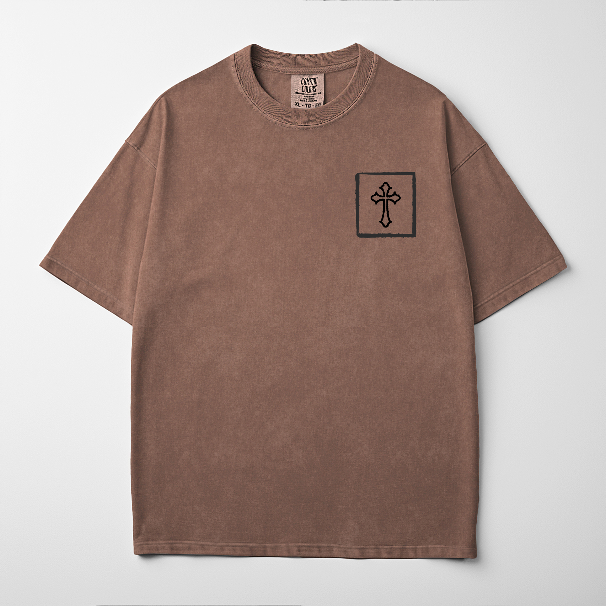 “TAKE UP YOUR CROSS” Premium Comfort Colors Tee | Black