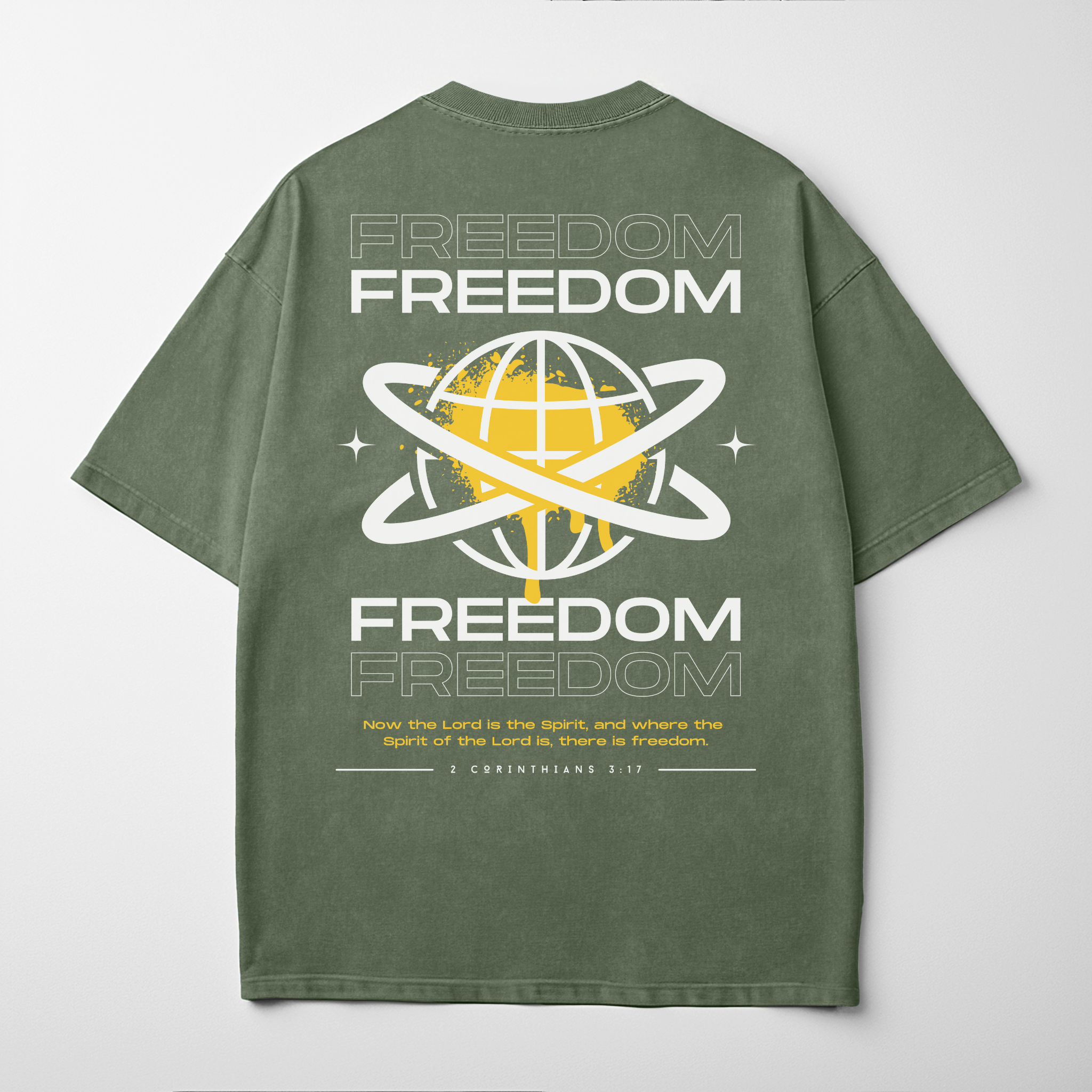 “FREEDOM IN CHRIST” Premium Comfort Colors Tee