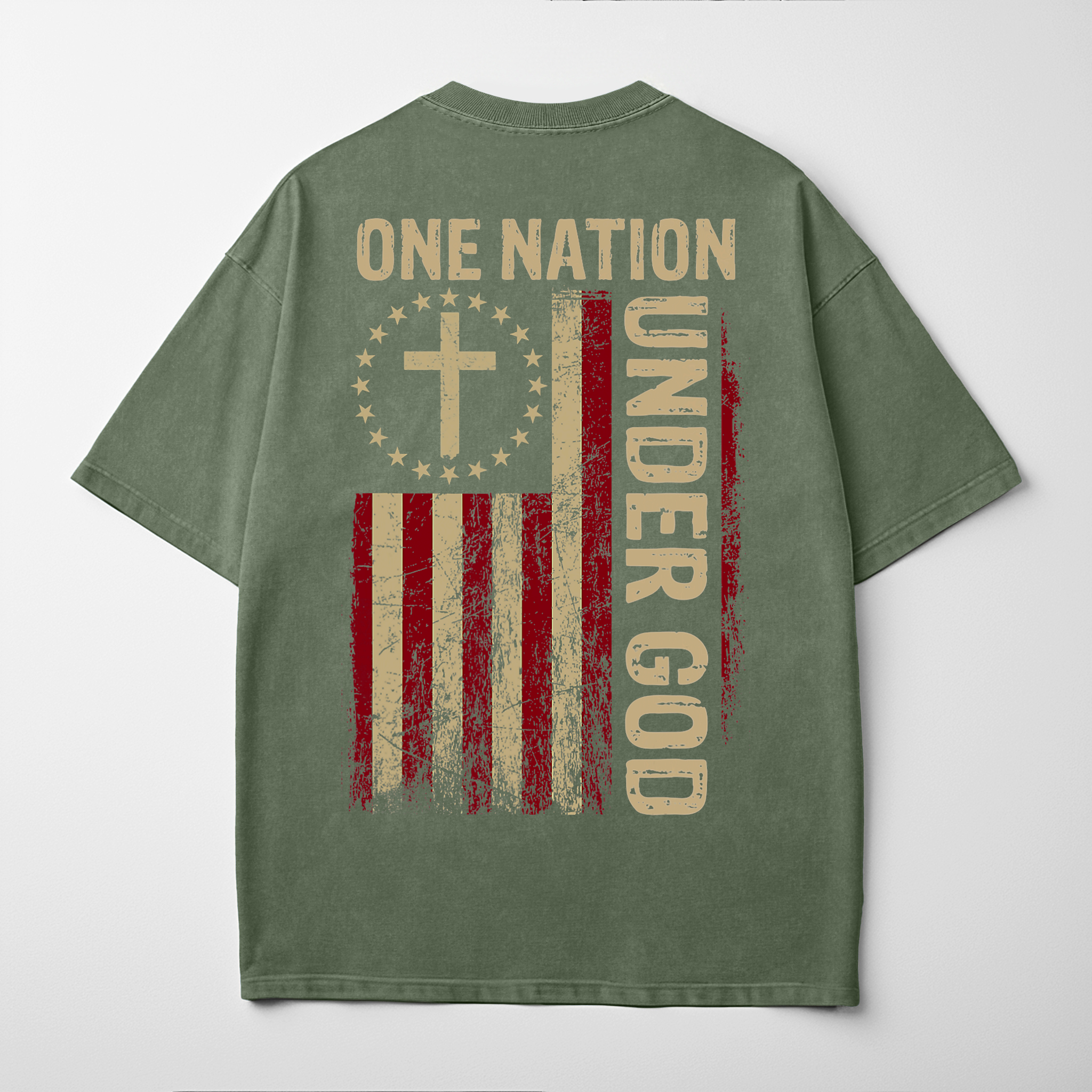 “ONE NATION UNDER GOD” Premium Comfort Colors Tee