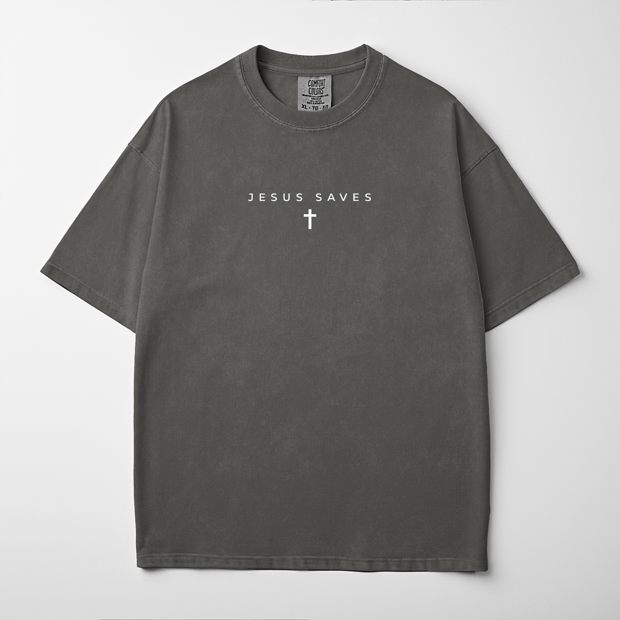 “JESUS SAVES” Premium Comfort Colors Tee