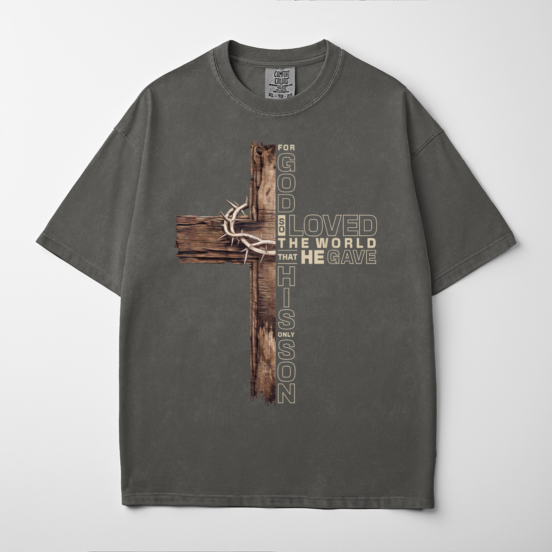 “JOHN 3:16” Premium Comfort Colors Tee
