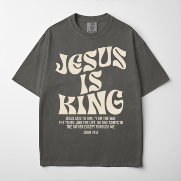 “JESUS IS KING” Premium Comfort Colors Tee