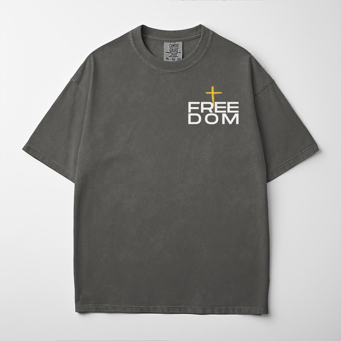 “FREEDOM IN CHRIST” Premium Comfort Colors Tee