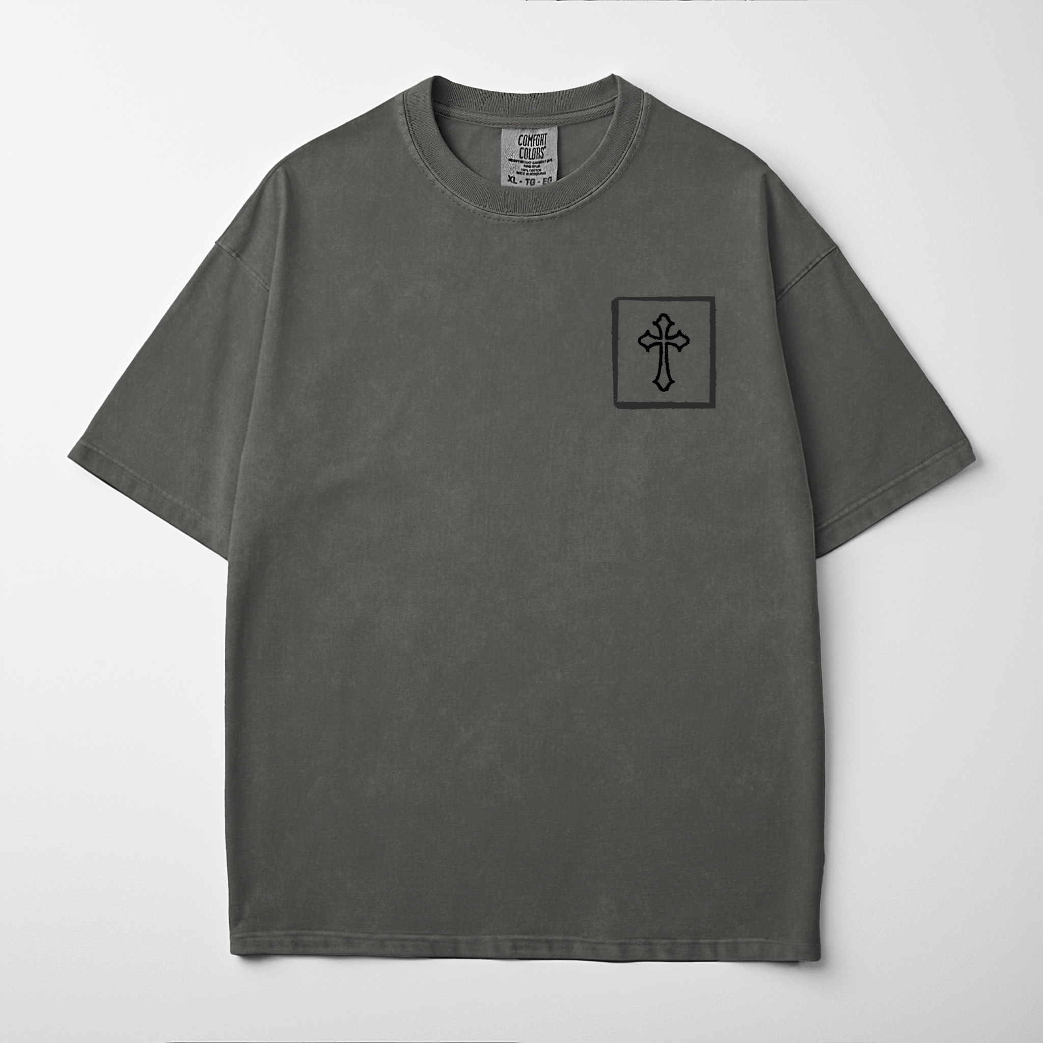 “TAKE UP YOUR CROSS” Premium Comfort Colors Tee | Black