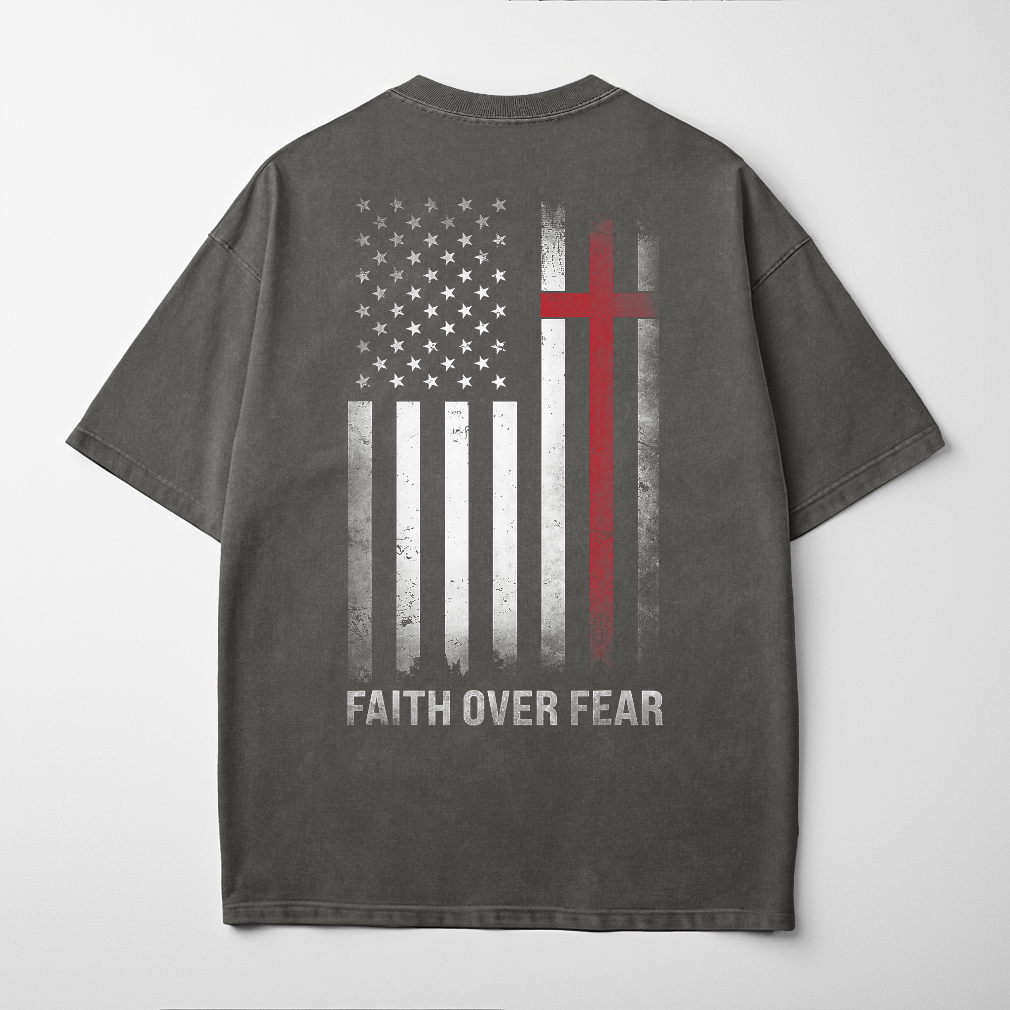“FAITH OVER FEAR” Premium Comfort Colors Tee