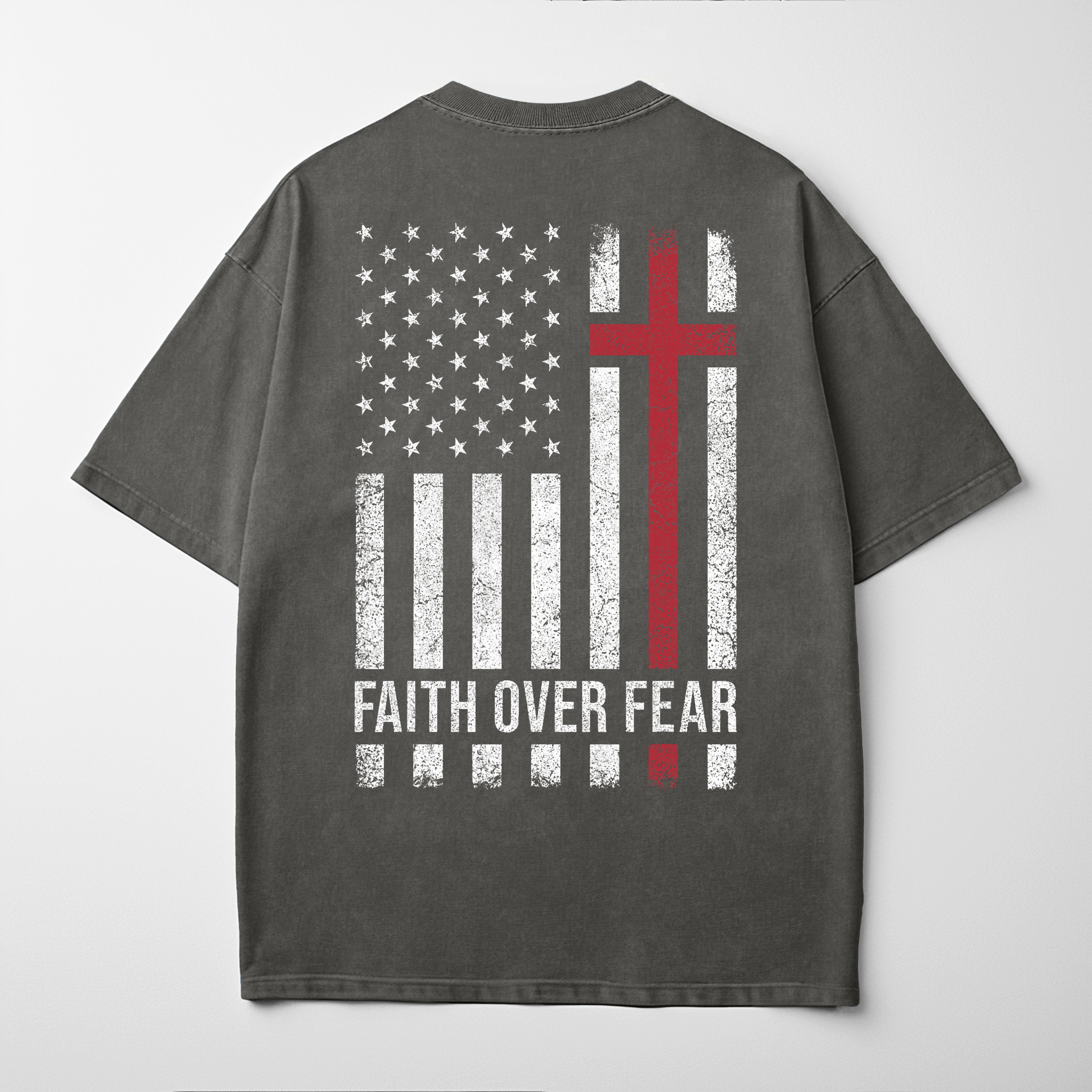 “FAITH OVER FEAR” Premium Comfort Colors Tee